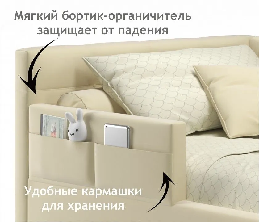 Кровать односпальная Bonna 2000x900 с ПМ