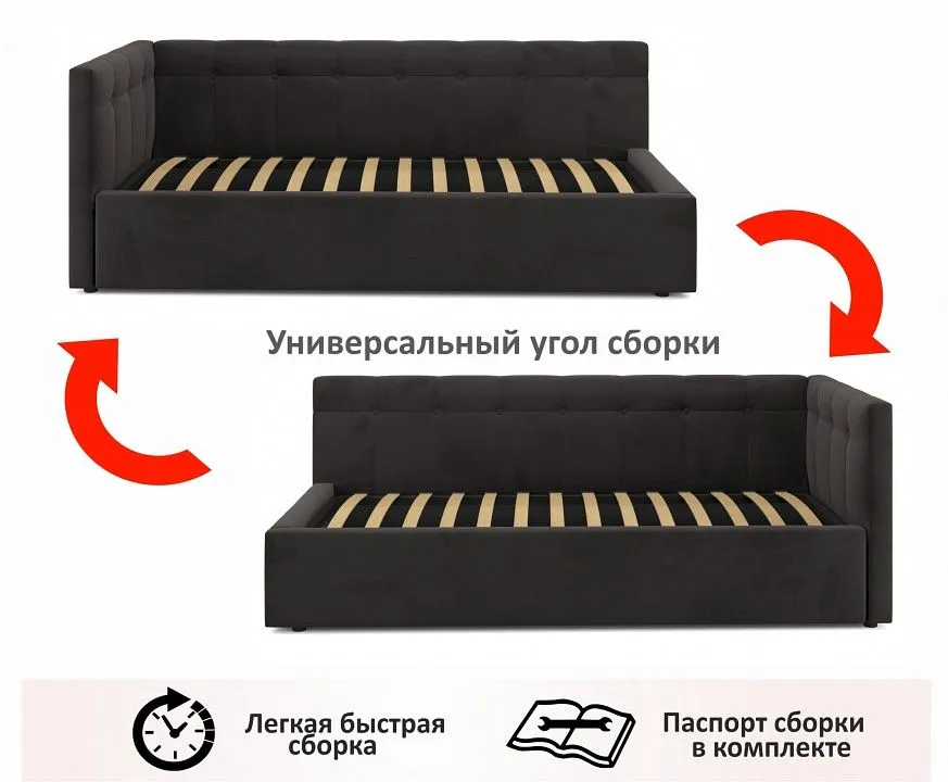 Кровать односпальная Bonna 2000x900
