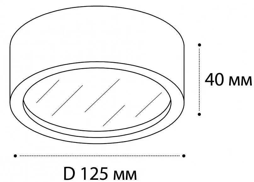 Накладной светильник Italline M04-525-125 M04-525-125 black 4000K