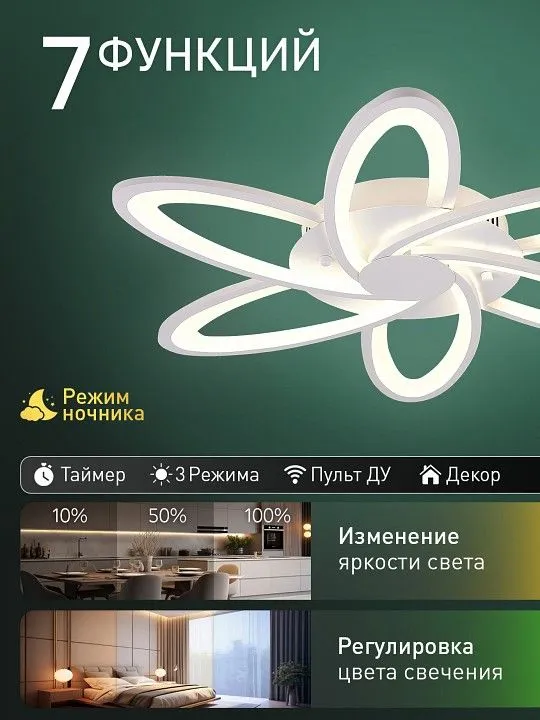 Потолочная люстра Natali Kovaltseva  LED LAMPS 81497