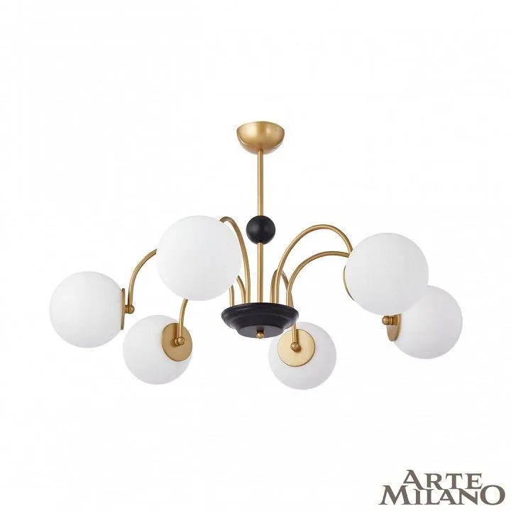 Люстра на штанге Arte Milano AM-Napoli 312066/D850/6 BS/BK