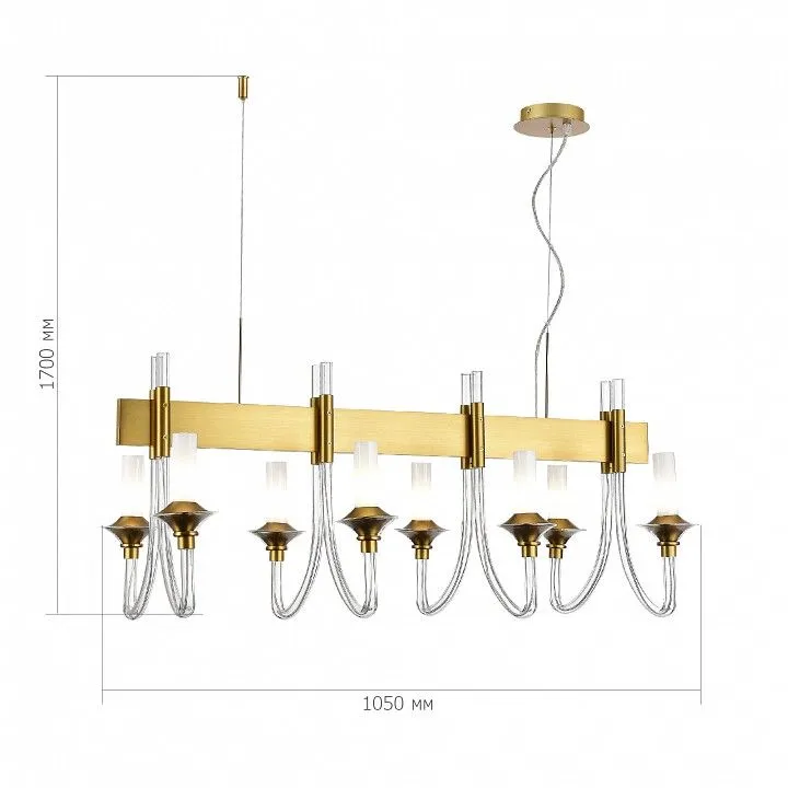 Подвесная люстра ST-Luce Vetrano SL1241.213.08