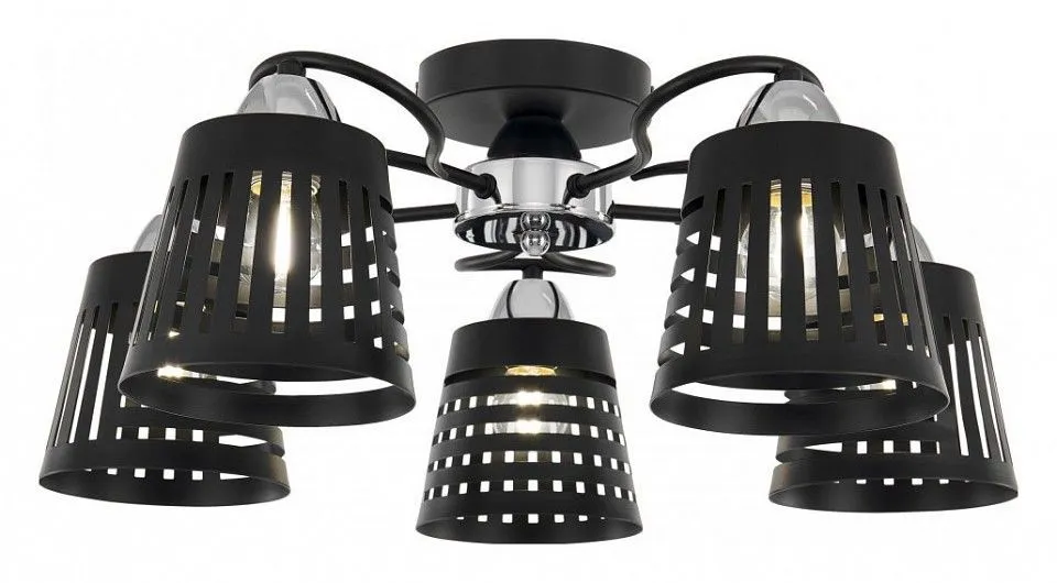 Потолочная люстра Arte Milano AMALFI-328207 328207/5 BK.CR