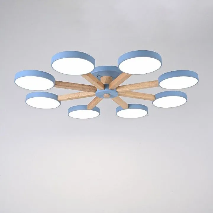 Люстра на штанге Imperiumloft TURNA Blue TURNA01