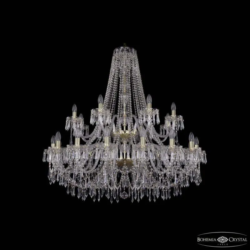 Подвесная люстра Bohemia Ivele Crystal 1403 1403/20+10/400/2d G