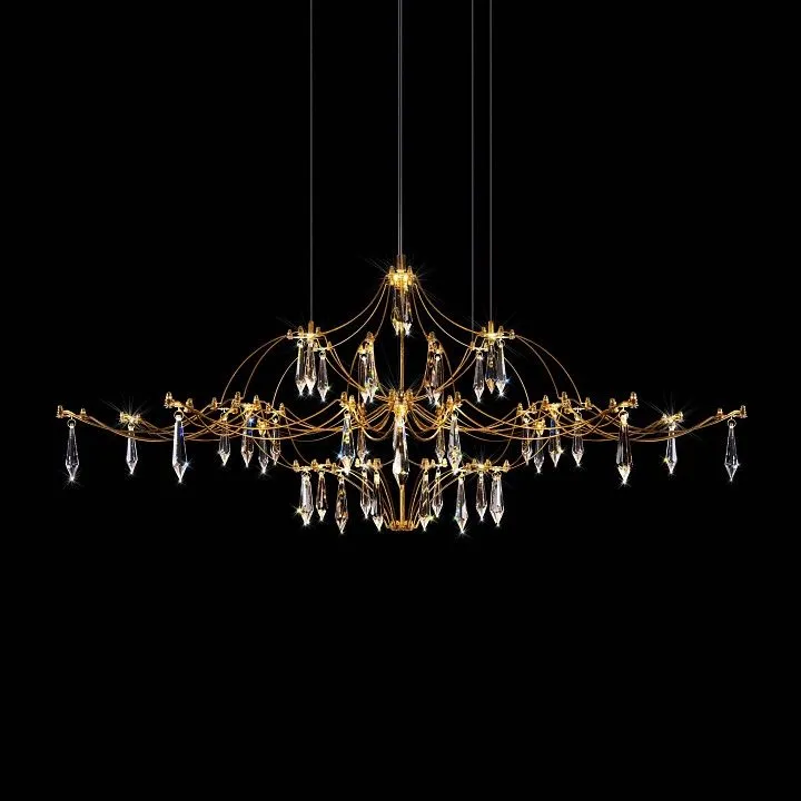 Подвесная люстра Loft it Mira 10587/1000 Gold Asfour