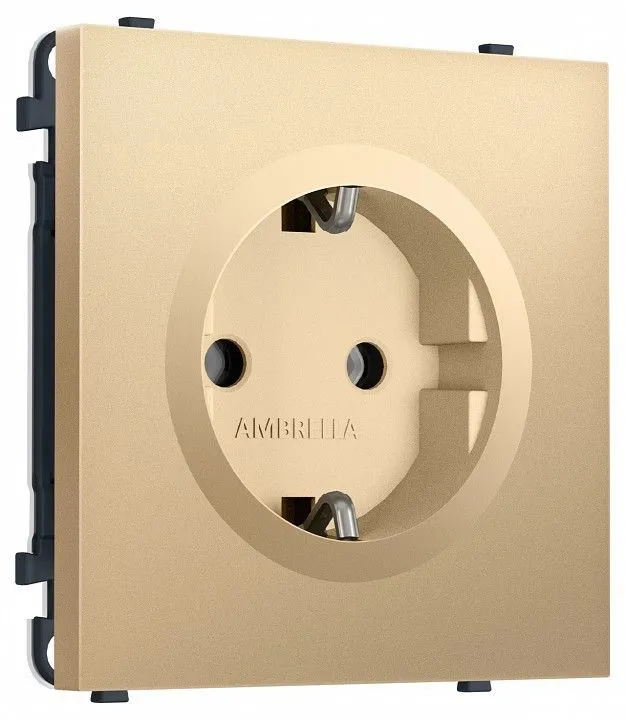 Розетка с заземлением, без рамки Ambrella Volt MS MS886010