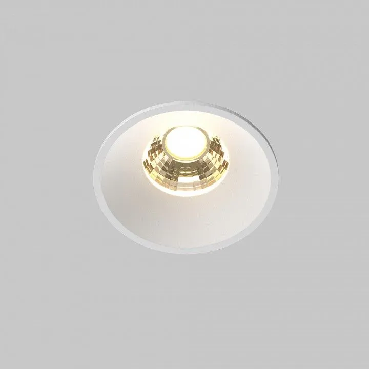 Встраиваемый светильник Maytoni Technical Раунд DL058-7W2.7K-W