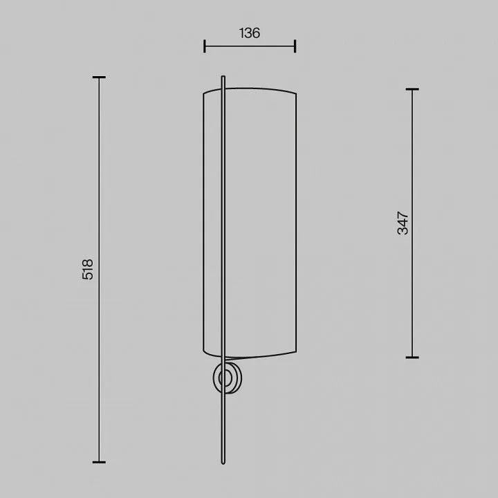 Бра Maytoni Глэмпинг MOD437WL-02BG1