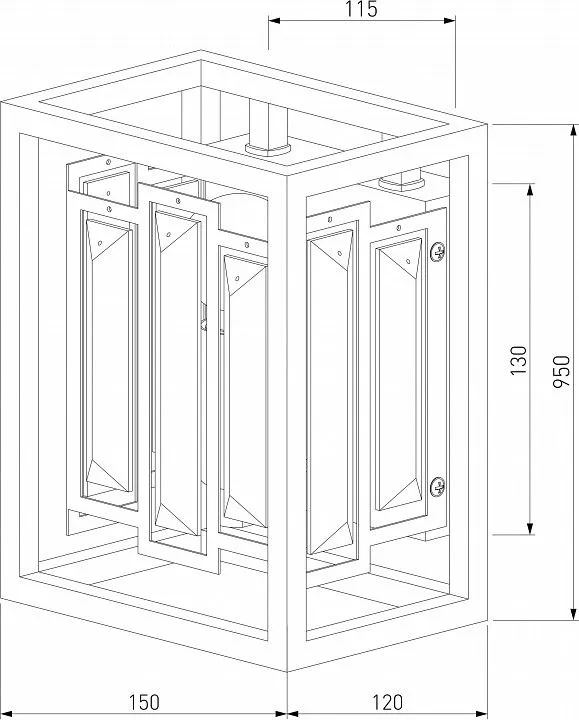Накладной светильник Bogate's Cella 377/1 Strotskis