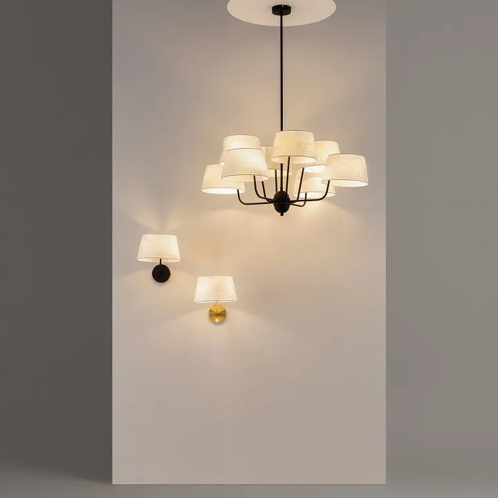 Люстра на штанге Maytoni Модесто MOD360PL-08B