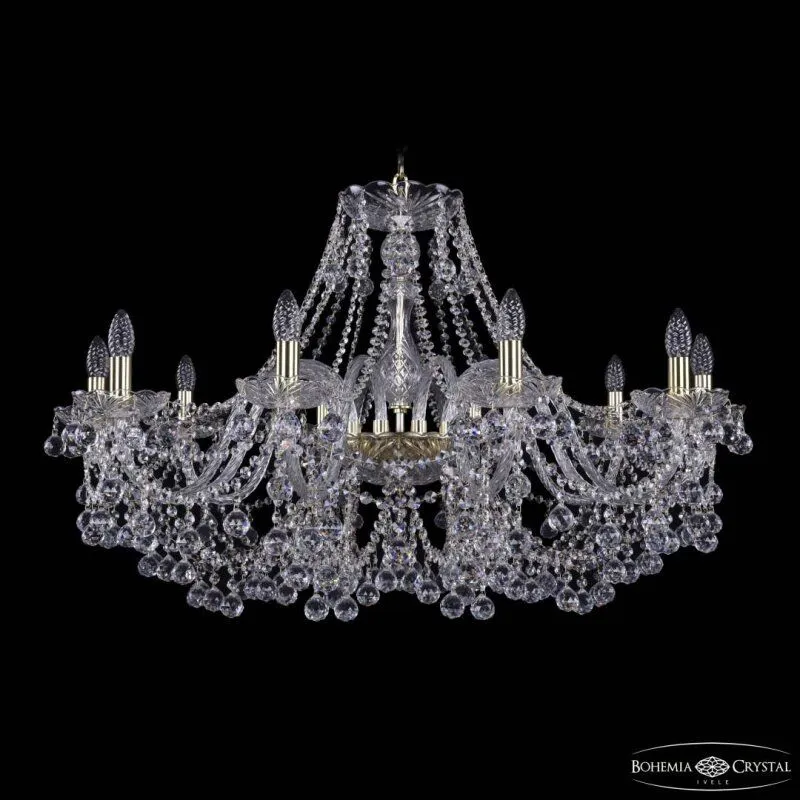 Подвесная люстра Bohemia Ivele Crystal 1409 1409/10/360 G