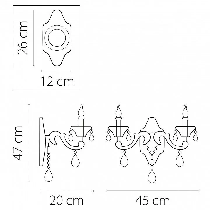 Бра Lightstar Ampollo 786622