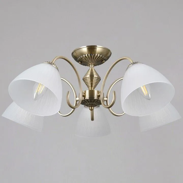 Люстра на штанге ILLUMICO  IL0897-5CSQ-26 AB ELITE