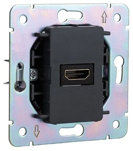 Розетка HDMI без рамки Kranz ROUND KR-78-0730-1
