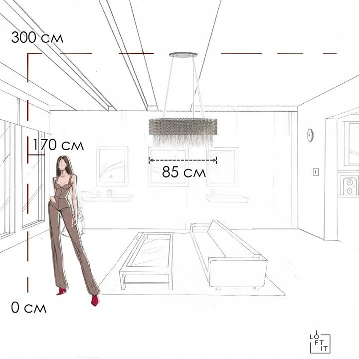 Подвесной светильник Loft it Opera 10406/850L
