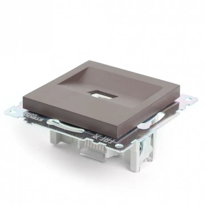 Розетка Ethernet RJ-45 без рамки Stekker Катрин 49023