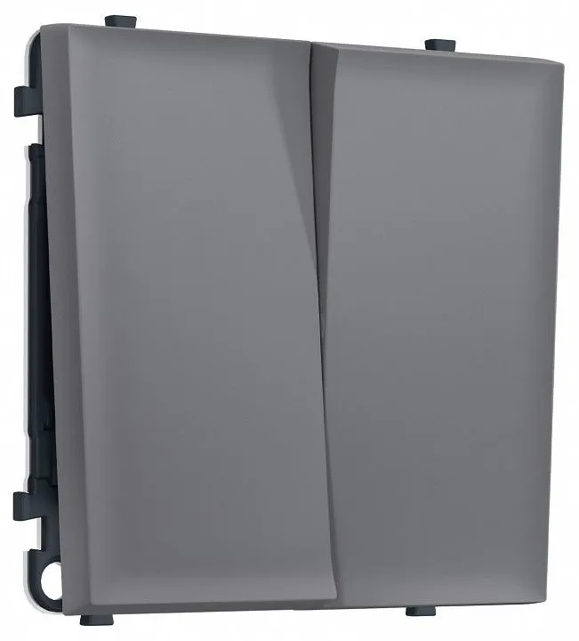Переключатель перекрестный двухклавишный без рамки Ambrella Volt MS MS863030
