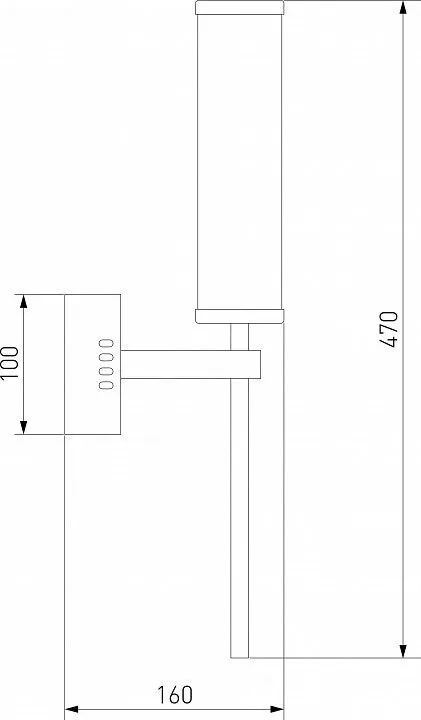 Бра Eurosvet Stark 50387 LED латунь Бра Eurosvet Stark 50387 LED латунь