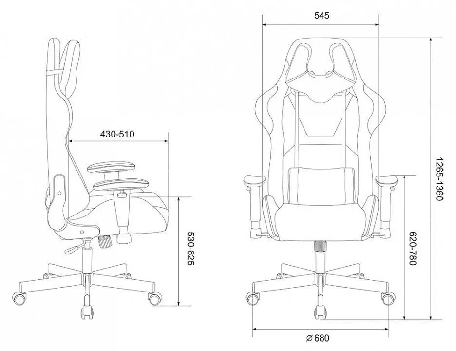 Кресло игровое Viking Knight LT10 FABRIC