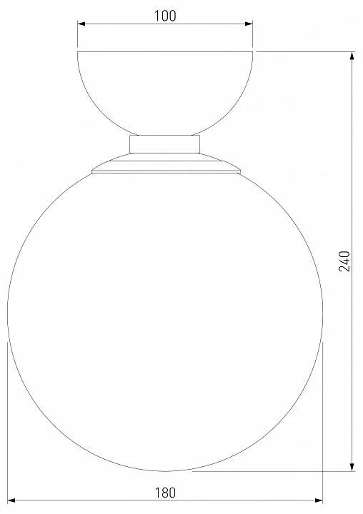 Накладной светильник Eurosvet Bubble 30197/1 черный