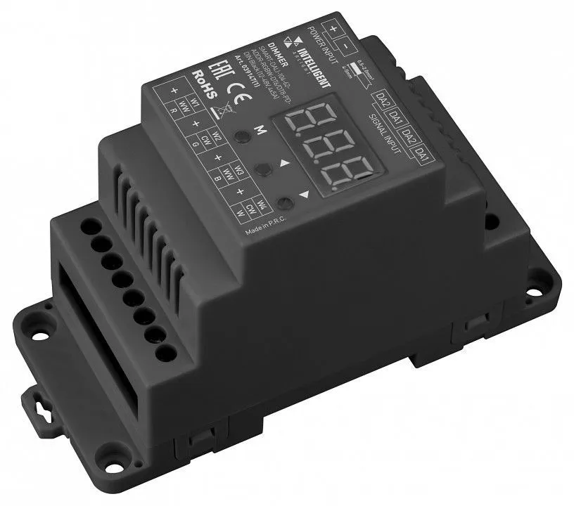 Контроллер-диммер и регулятор ЦТ и цвета RGBW Arlight INTELLIGENT 039147(1)