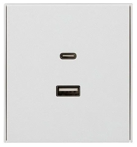 Розетка 2хUSB type A и C без рамки Kranz STRONG KR-78-0734-4