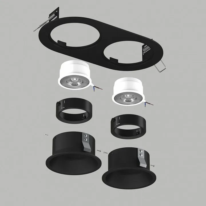 Встраиваемый светильник Lightstar Domino D6570707BMOD