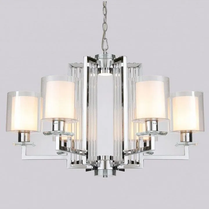 Подвесная люстра iLamp King RM6201-6 CR+CL