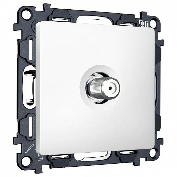 ТВ-розетка без рамки Ambrella Volt ALFA MA133050