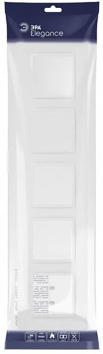 Рамка на 5 постов Эра Эра Elegance 14-5015-01