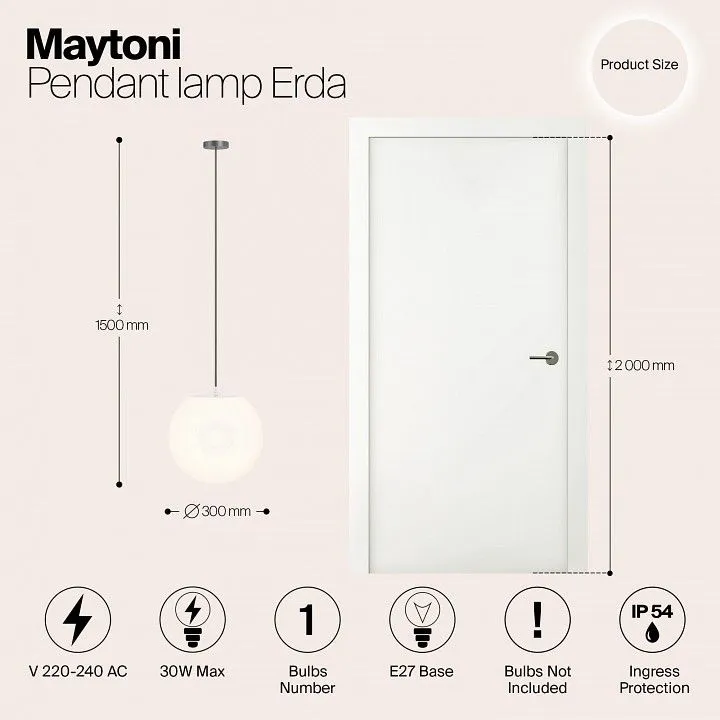 Подвесной светильник Maytoni Outdoor Эрда O594PL-01B