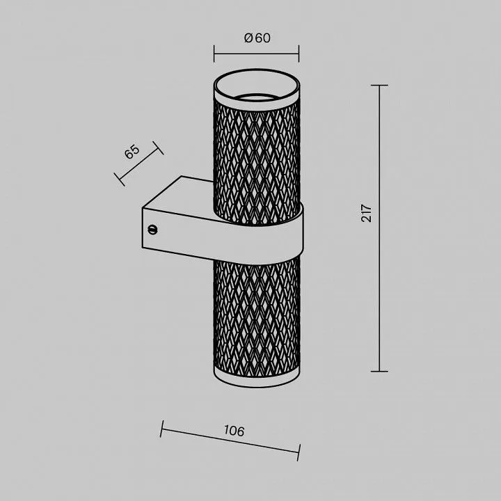 Накладной светильник Maytoni Technical Фокус Дизайн C069WL-02MG