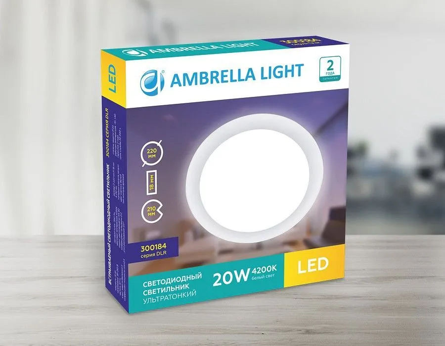Встраиваемый светильник Ambrella Light DLR 300156