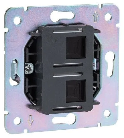 Розетка двойная Ethernet RJ-45 без рамки Kranz STRONG KR-78-0725-5