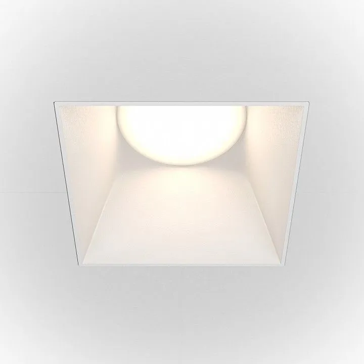 Встраиваемый светильник Maytoni Technical Пай DL051-01-GU10-SQ-W
