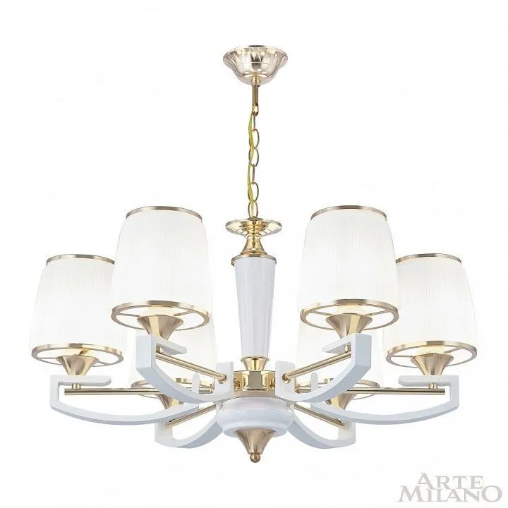 Подвесная люстра Arte Milano Florentia-2457 302457/6 Wh/Gd