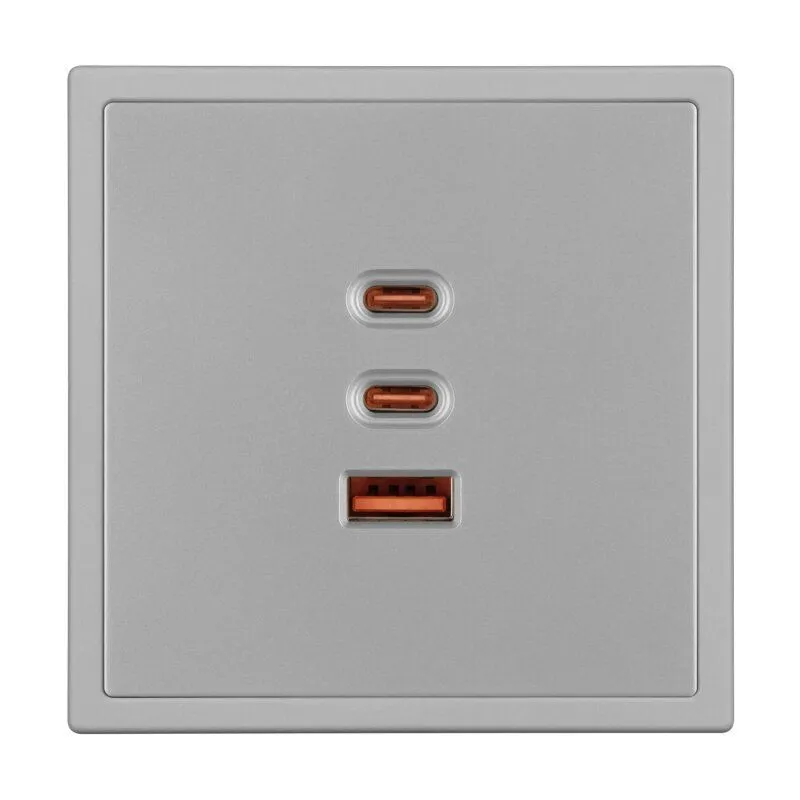 Механизм розетки 2хUSB type A и C Arlight NOBE 061838