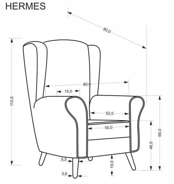 Кресло Hermes