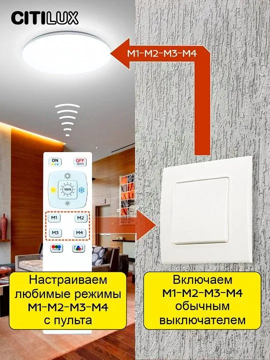 Накладной светильник Citilux Симпла CL714680G