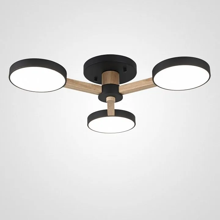 Люстра на штанге Imperiumloft TURNA Black TURNA01