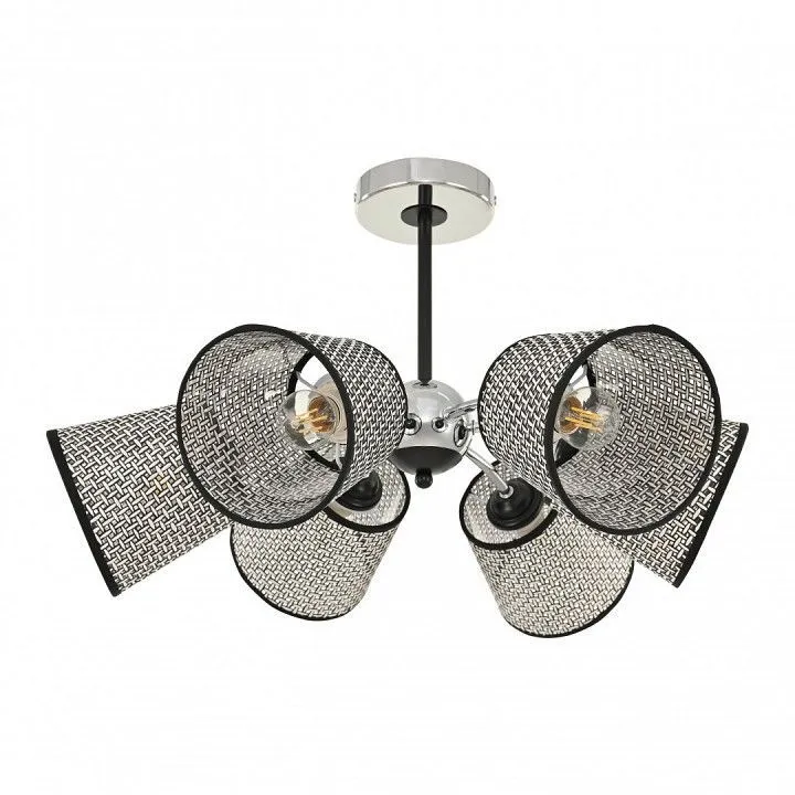 Люстра на штанге Arte Milano Napoli-320007 320007/3+3 CR.BK