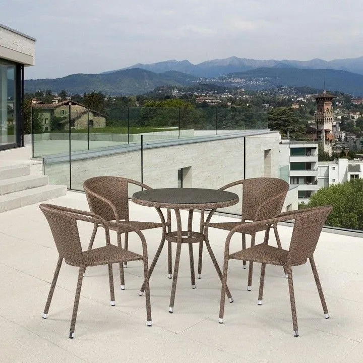 Набор уличный T282ANT/Y137C-W56 Light Brown 4Pcs
