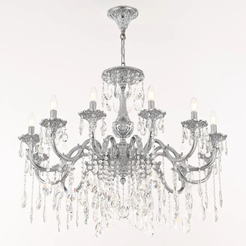 Подвесная люстра Bohemia Ivele Crystal AL7801 AL78101/12/300 A Ni