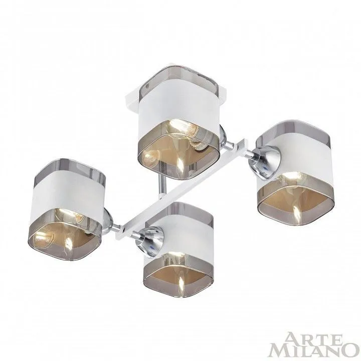 Потолочная люстра Arte Milano AMALFI-329809 329809/4 WH+CR