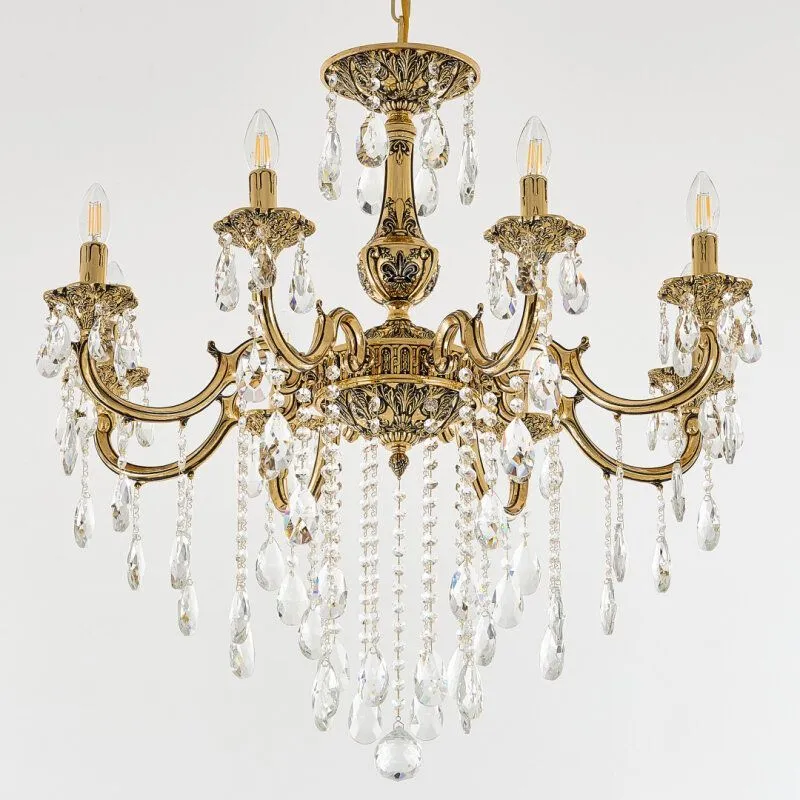 Подвесная люстра Bohemia Ivele Crystal AL7801 AL78101/8/250 B GB