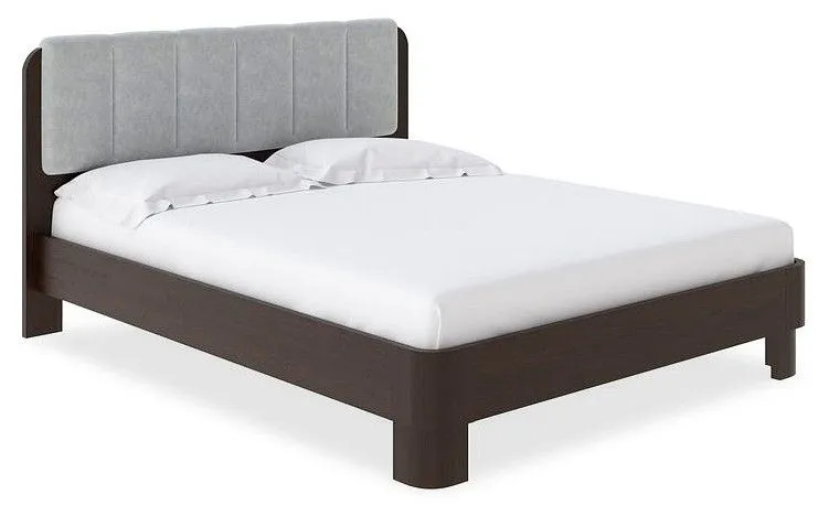 Кровать полутораспальная Орматек Wood Home 2 140-200 Кровать Wood Home 2 Венге (сосна) с брашированием/Бентлей Дымчатый Кровать полутораспальная Орматек Wood Home 2 140-200 Кровать Wood Home 2 Венге (сосна) с брашированием/Бентлей Дымчатый