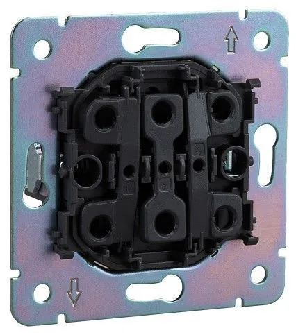 Выключатель трехклавишный без рамки Kranz ROUND KR-78-0707-1