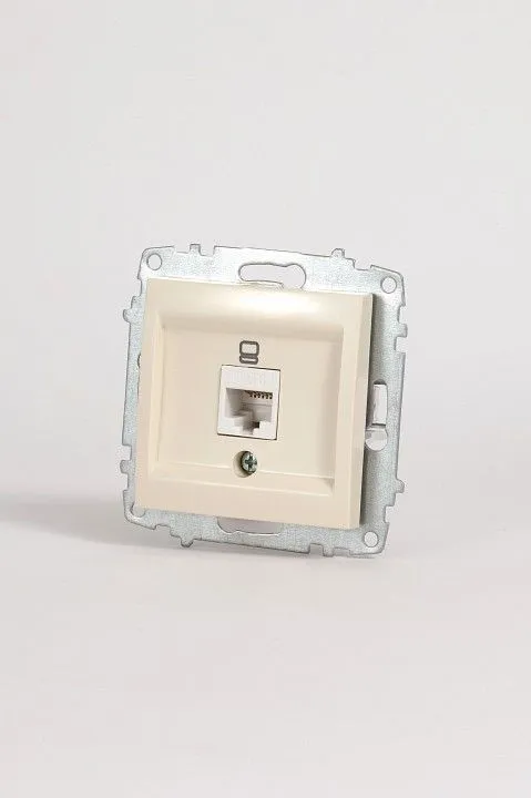 Розетка Ethernet RJ-45 без рамки Elbi Eleсtriс Zena Vega 609-010300-247