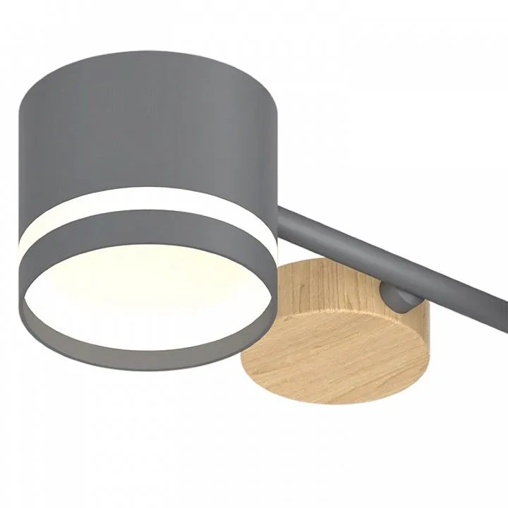Люстра на штанге Reluce 78730 78730-0.3-08 GX53 GREY+WOOD